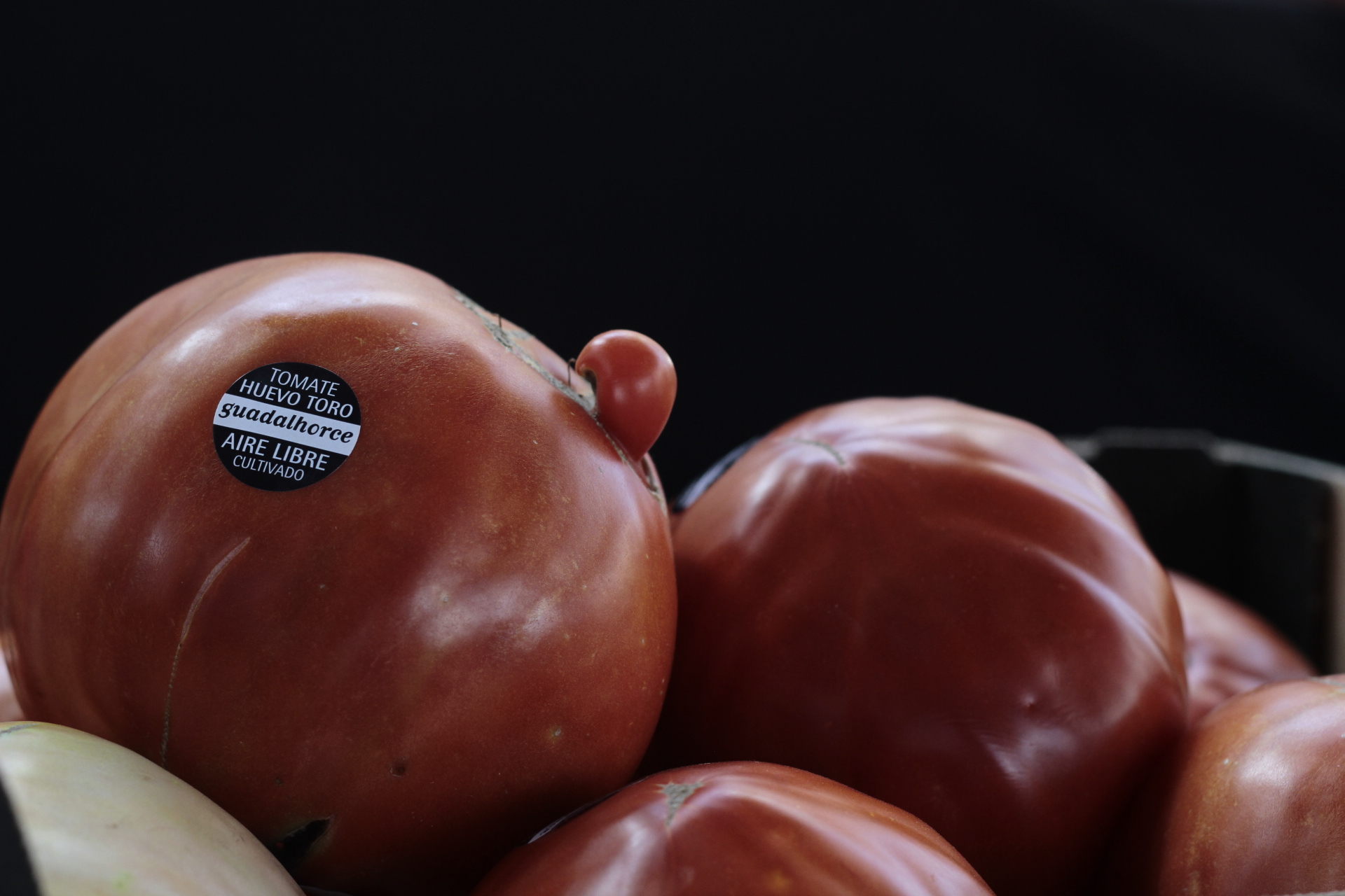 El mejor tomate Huevo Toro Cultivado al aire Libre en el Valle del Guadalhorce, adjudicado por 2.100 euros al Pimpi.