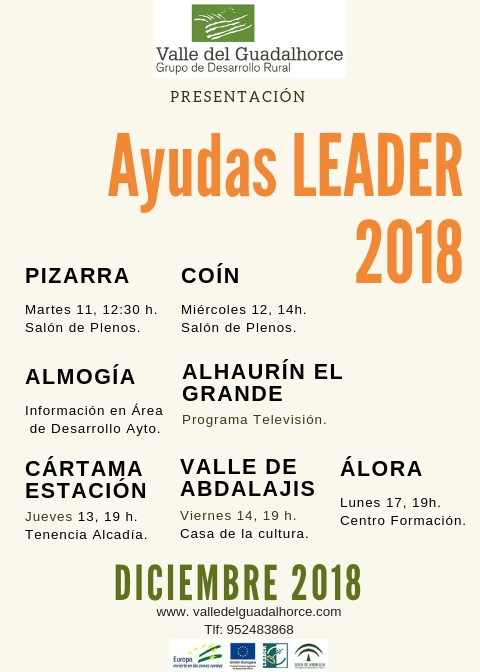 AYUDAS LEADER 2018
